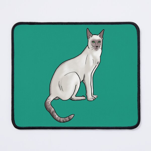 Item preview, Siamese Cat on Teal designed and sold by Elizabeth's Music & Arts.