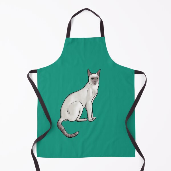 Item preview, Siamese Cat on Teal designed and sold by Elizabeth's Music & Arts.