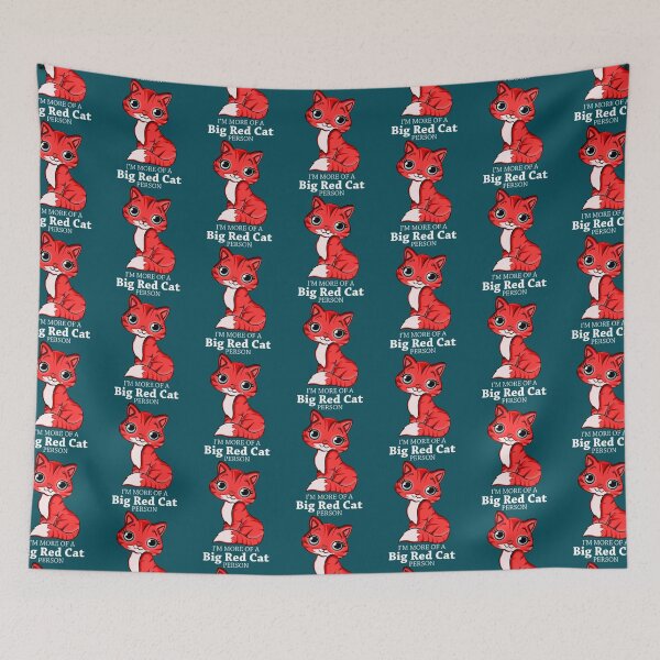 Item preview, the big red dog. No - The big red cat instead   designed and sold by KenelmFreeman.