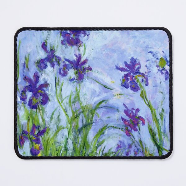 Item preview, Claude Monet "Iris mauves" designed and sold by Alexandra Dahl.