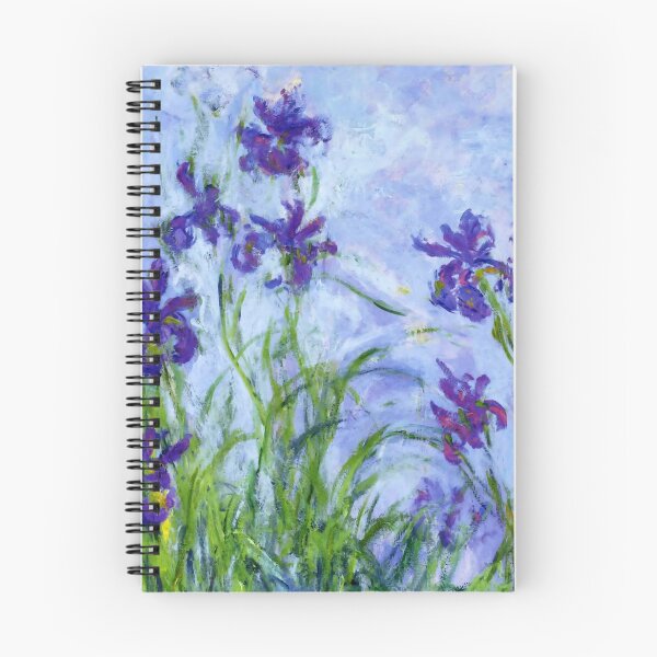 Item preview, Claude Monet "Iris mauves" designed and sold by Alexandra Dahl.