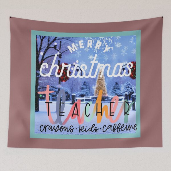 Item preview, MERRY CHRISTMAS TEACHER designed and sold by starfishstuff.