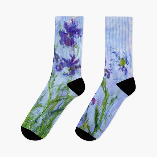 Item preview, Claude Monet "Iris mauves" designed and sold by Alexandra Dahl.