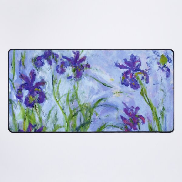 Item preview, Claude Monet "Iris mauves" designed and sold by Alexandra Dahl.