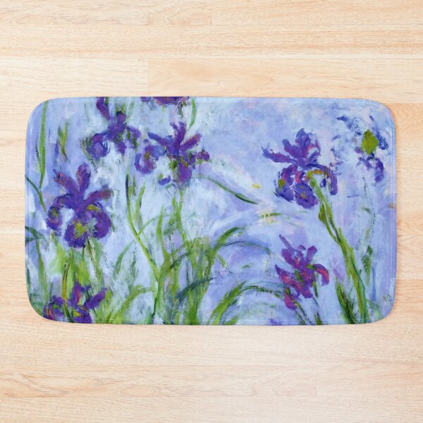 Item preview, Claude Monet "Iris mauves" designed and sold by Alexandra Dahl.