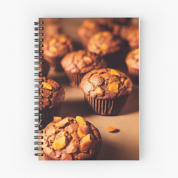 Item preview, Homemade pumpkin muffins, autumn dessert, food photography and illustration designed and sold by SvetlanaSF.