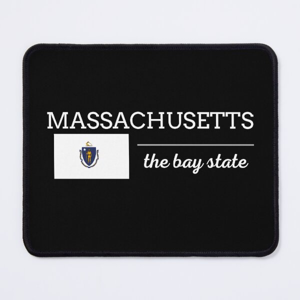 Item preview, MASSACHUSETTS State with Flag designed and sold by philevera.