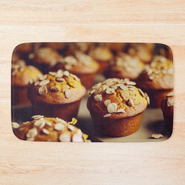 Item preview, Homemade pumpkin muffins, autumn dessert, food photography and illustration designed and sold by SvetlanaSF.