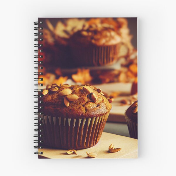 Item preview, Homemade pumpkin muffins, autumn dessert, food photography and illustration designed and sold by SvetlanaSF.