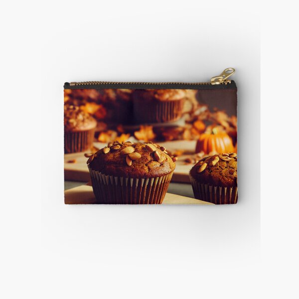 Item preview, Homemade pumpkin muffins, autumn dessert, food photography and illustration designed and sold by SvetlanaSF.