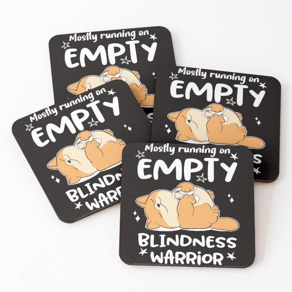 Item preview, Mostly running on Empty Blindness Warrior designed and sold by ElizabethS809.