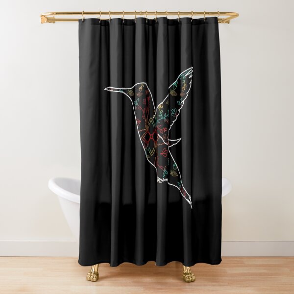 Item preview, Floral Gradient hummingbird designed and sold by Niibidoon.