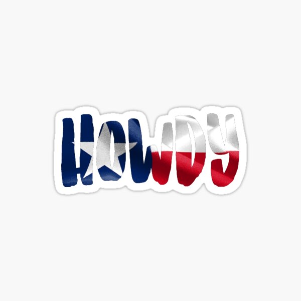 Howdy Sticker