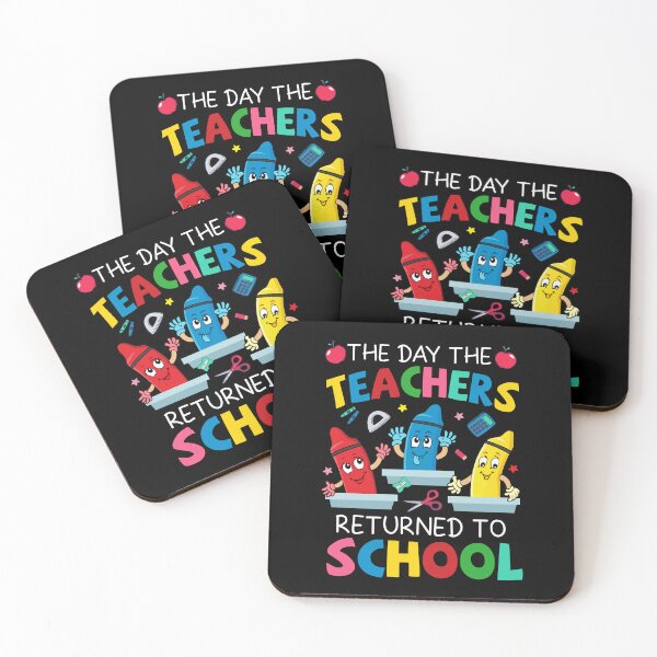 Item preview, The Day The Teacher Returned To School Happy Teacher Cute Crayons designed and sold by koscoscintod42.
