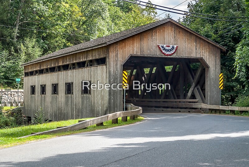 “Bissell Bridge Charlemont MA” by Rebecca Bryson | Redbubble