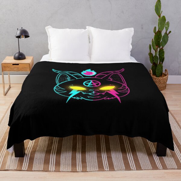 Item preview, Neonpunk Demon Cat designed and sold by Artthree.