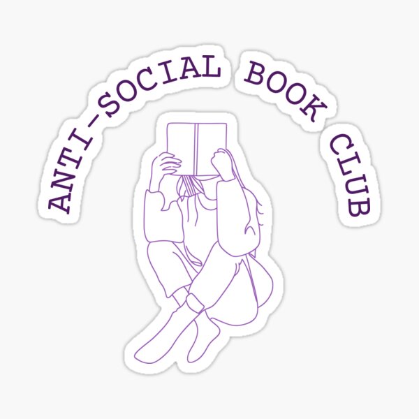 Artikel-Vorschau von Antisozialer Buchclub, designt und verkauft von MysteriesBooks.