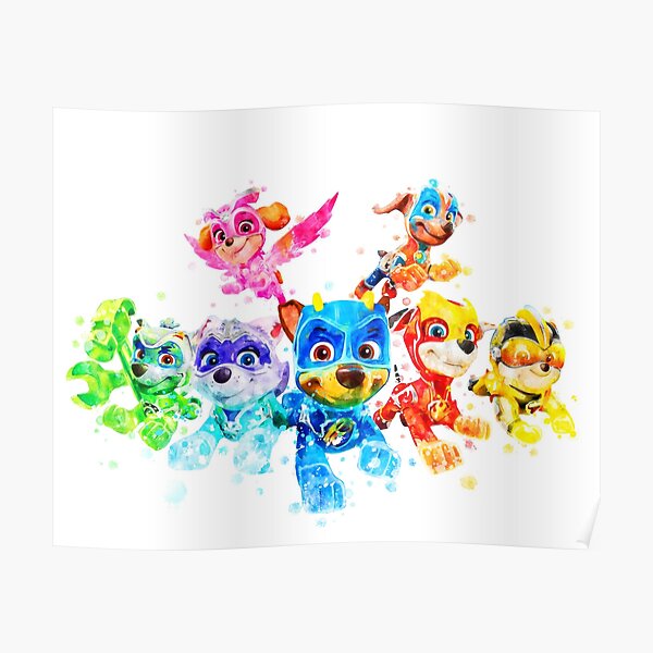 mighty pups wall decal