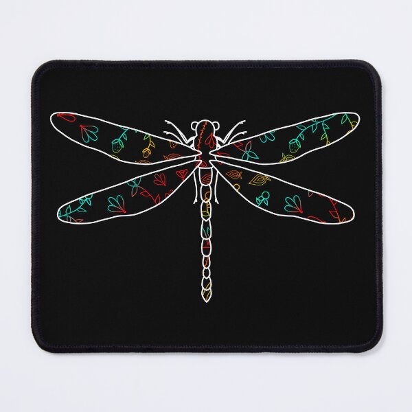 Item preview, Gradient floral dragonfly designed and sold by Niibidoon.