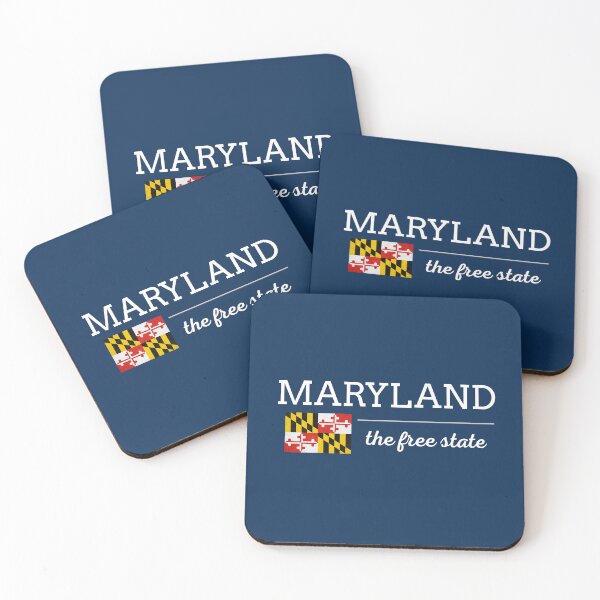 Item preview, MARYLAND State with Flag designed and sold by philevera.