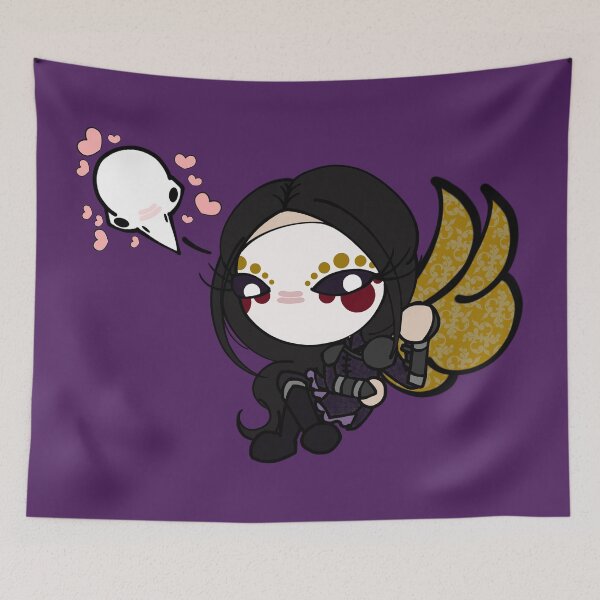 Item preview, a chibi raven queen designed and sold by tentaclemade.