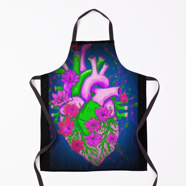 Item preview, Anatomical Heart with Spring Blooming Flowers designed and sold by jamie Omahen.