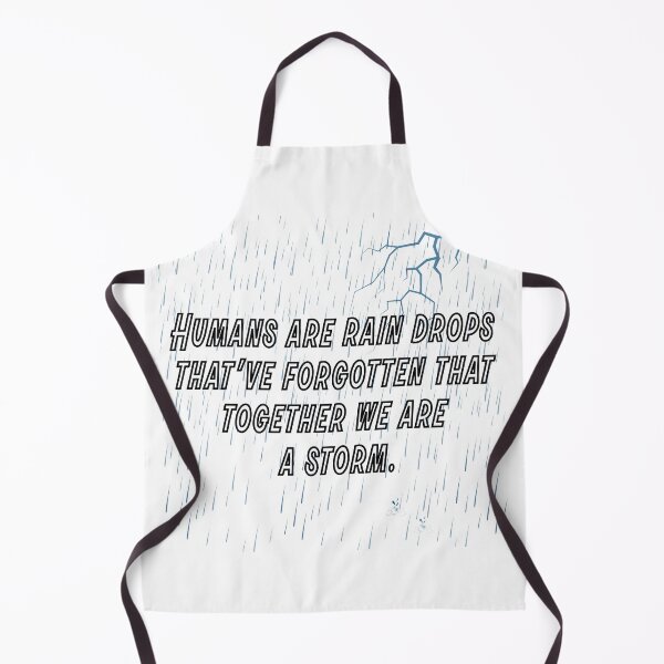 Item preview, Humans are rain drops that've forgotten that together we are a storm. designed and sold by Plumtree81.