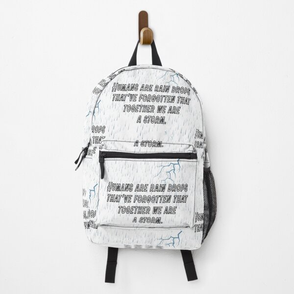 Item preview, Humans are rain drops that've forgotten that together we are a storm. designed and sold by Plumtree81.