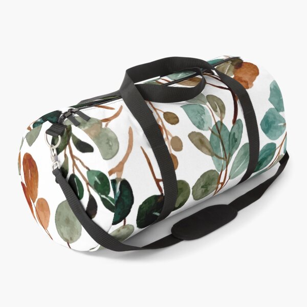 Item preview, Brown & green floral pattern / Autumn designed and sold by Edenglow Prints & Peculiars.