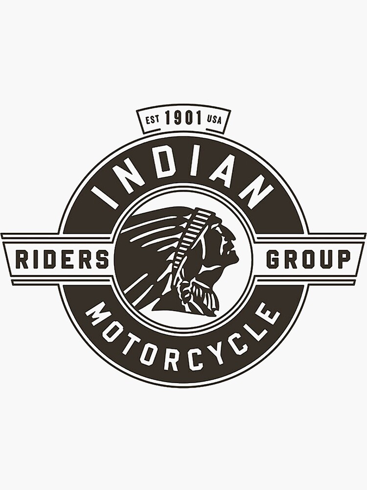 group-indian-motorcycle-riders-sticker-for-sale-by-cantfriska-redbubble