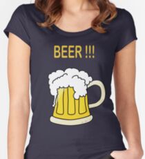 BEER Women's Fitted Scoop T-Shirt