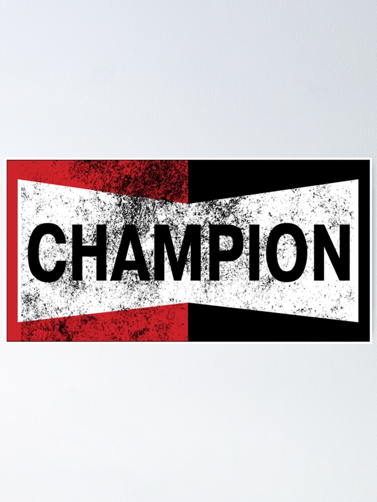 Champion Vintage Logo Classic Poster for Sale by ivettemaudeux