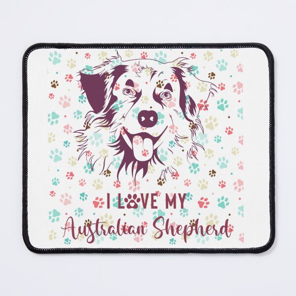 Item preview, I love my australian shepherd dog designed and sold by Tracey Bartlett.
