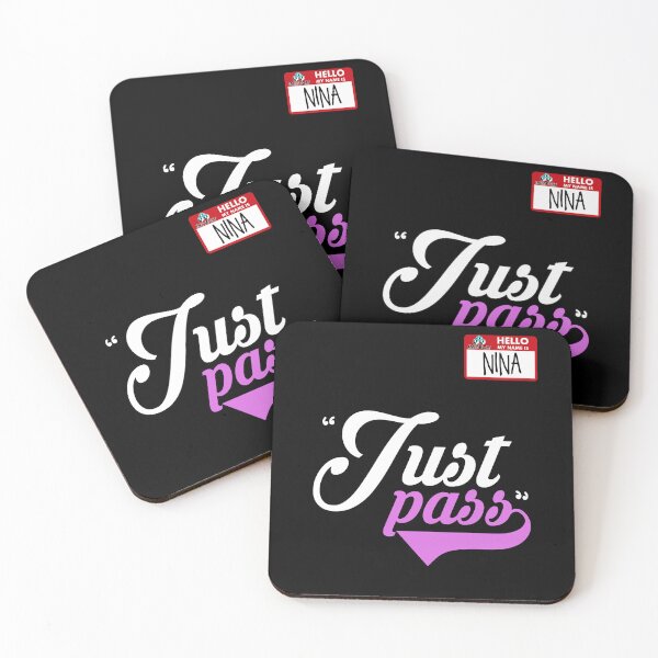 Item preview, Just pass... - Nina, Office Space designed and sold by Sticker Up.