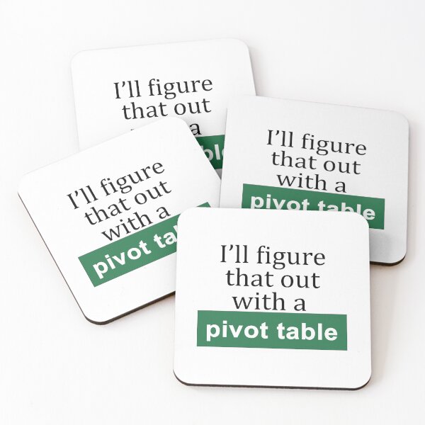 Item preview, I'll Figure That Out on A Pivot Table designed and sold by ThePurpleFrog.