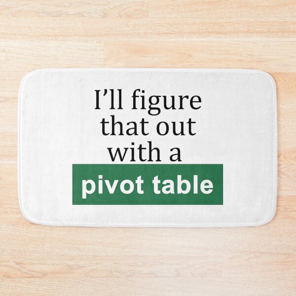 Item preview, I'll Figure That Out on A Pivot Table designed and sold by ThePurpleFrog.