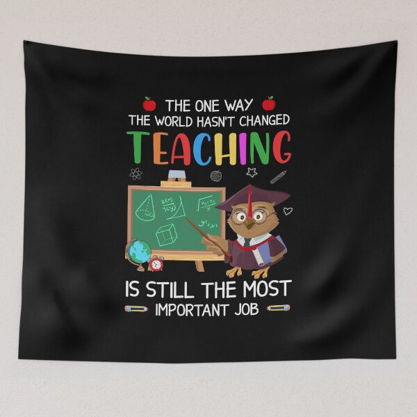 Item preview, The One Way The World Hasn't Changed Teaching Is Still The Most Important Job designed and sold by amyotrestoy26.
