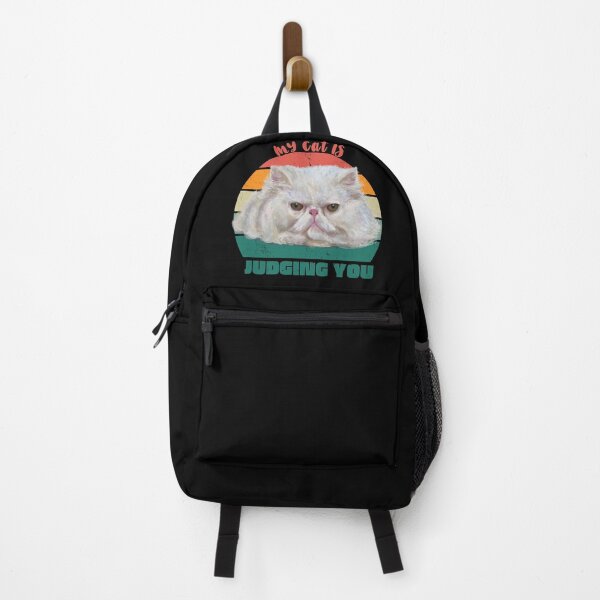 Item preview, White Persian-"My Cat Is Judging You" designed and sold by June Market.