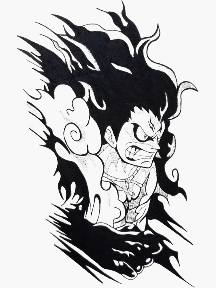 Luffy  Sticker for Sale by Matrixdesigner