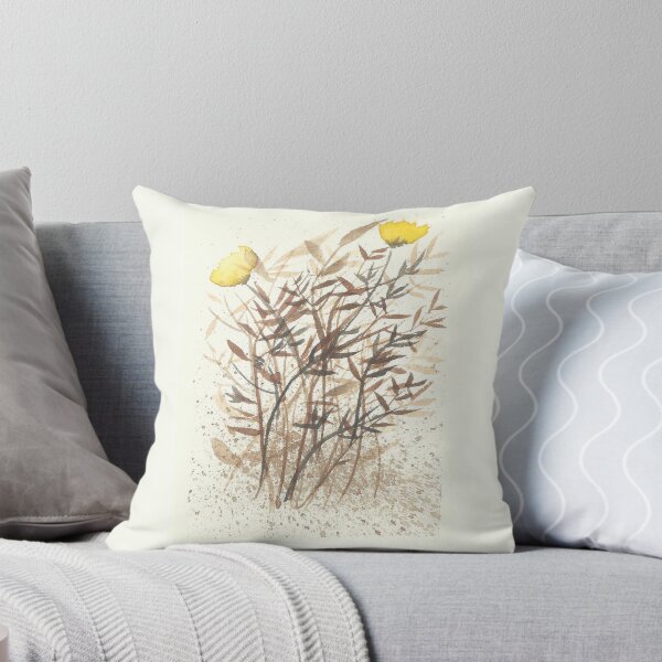 Item preview, Autumn Flowers Yellow designed and sold by Amanda Gene Mullen.