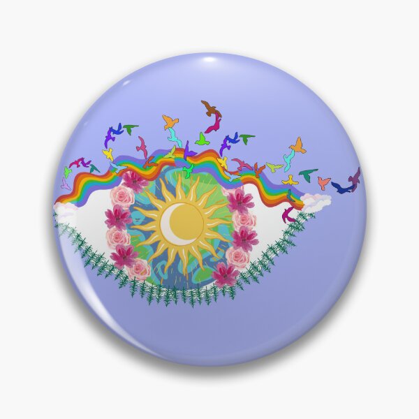 Item preview, Mother Earth Nature Rainbow Eye designed and sold by Lenaartist.