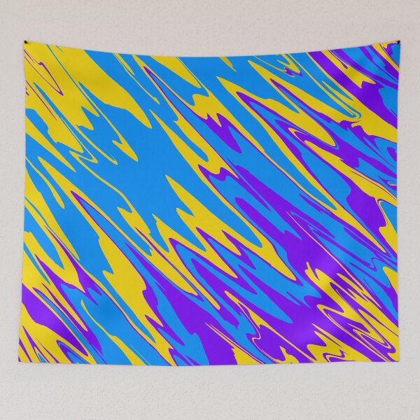 Item preview, Spray Paint Yellow Blue Purple designed and sold by blakcirclegirl.