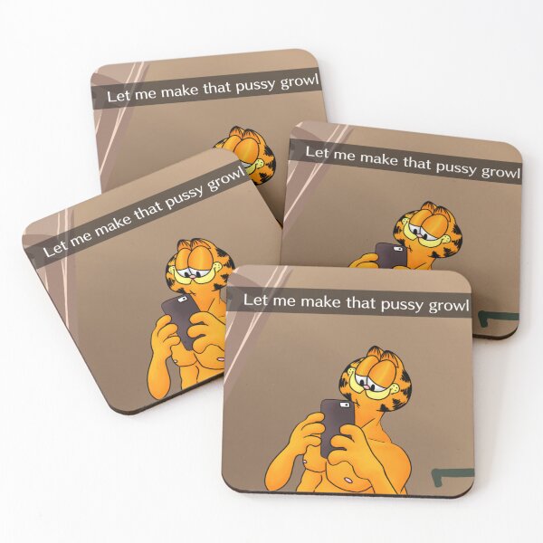 Item preview, Flirting Garfield Snapchat designed and sold by LocalOddity.