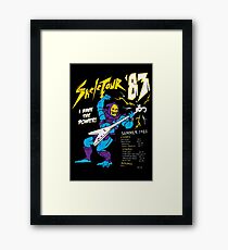 Skeletour '83 Framed Print