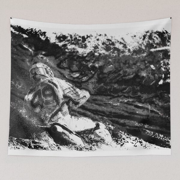 Item preview, Powering Through Dirt - Motocross Racer designed and sold by NaturePrints.