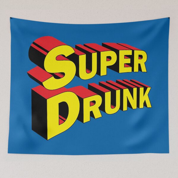 Aperçu de l'œuvre Chemise drôle super ivre créée et vendue par DankDank420.