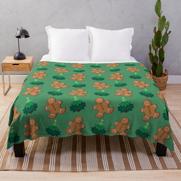 Item preview, Gingerbread & Evergreen Pattern designed and sold by SilentNoiseArt.