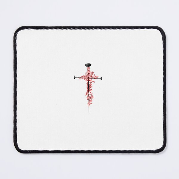 Item preview, Floral cross jesus المسيح designed and sold by Verinaa.