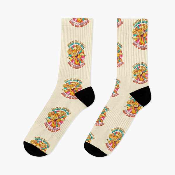 Item preview, Cool Retro High Hopes Big Dreams 70's  designed and sold by Purple Fern Art.