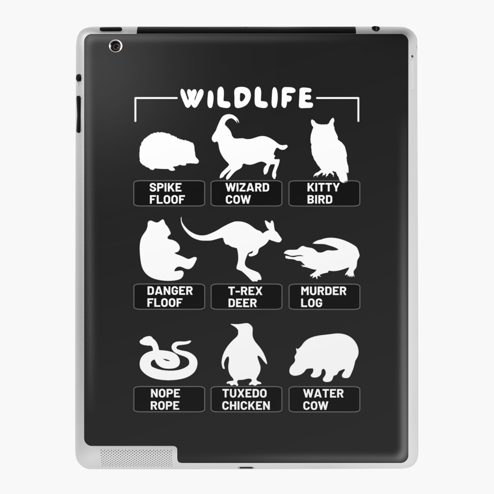 alternate-animal-names-photo-identification-funny-labels-ipad-case-skin-for-sale-by